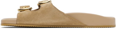 Tilbehør CHLOÉ Chloé Polly Suede Sandals Beige | CHC25U08PRY, 2