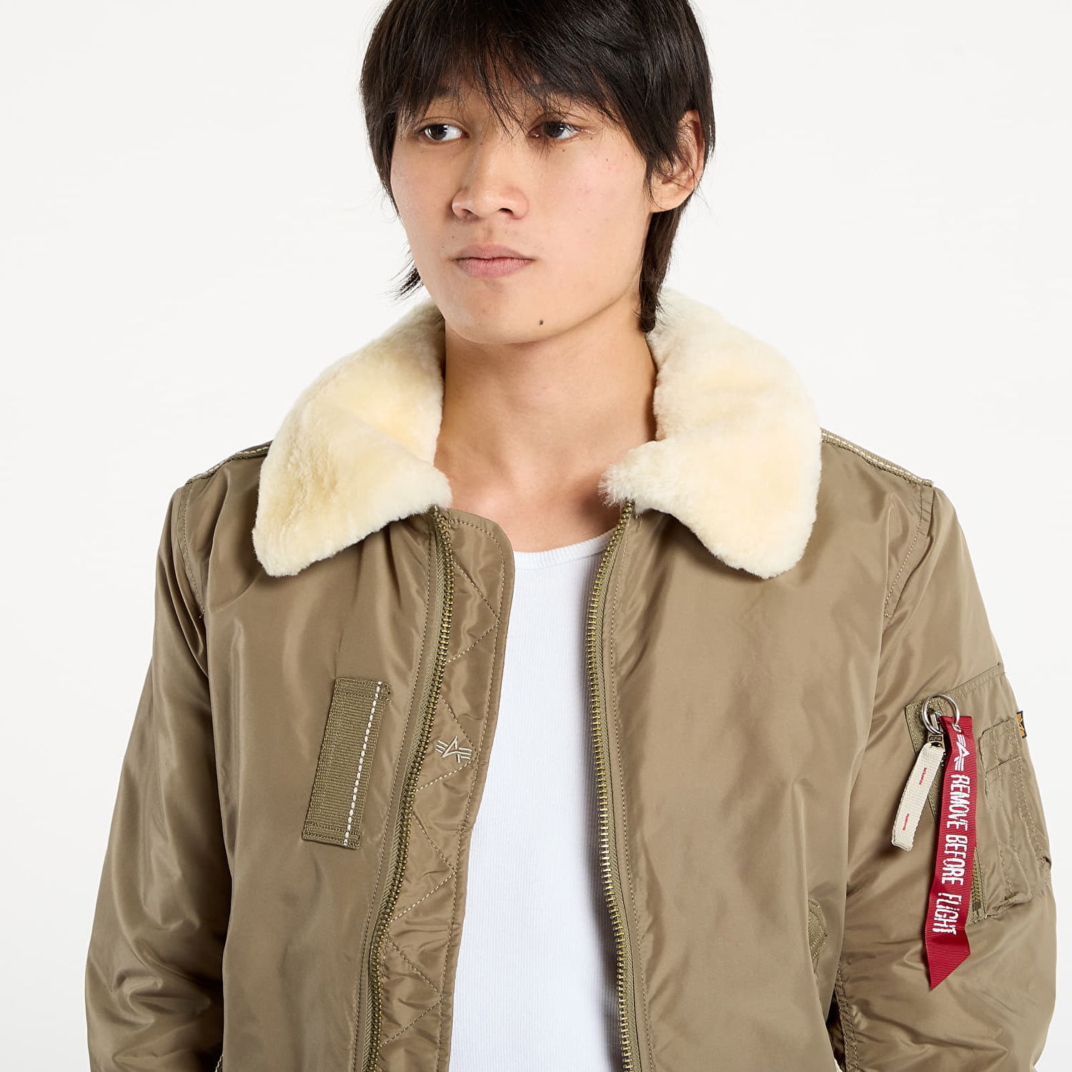 Bomberjakke Alpha Industries Alpha Industries Injector III Bomber Jacket Grøn | 143104-24, 1
