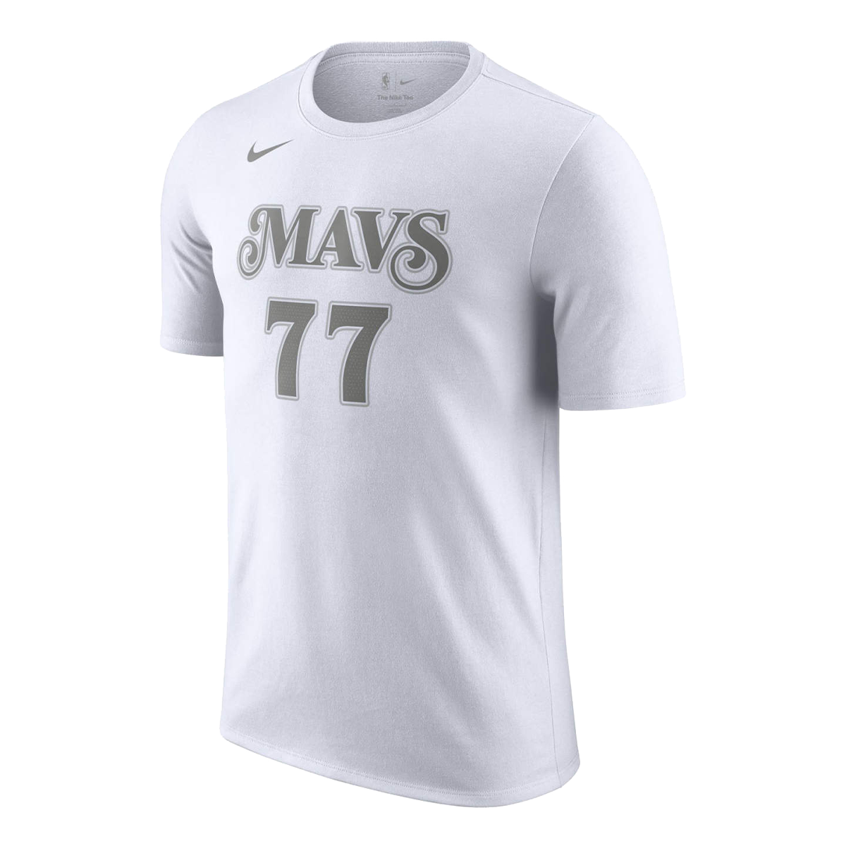 T-shirt Nike Dallas Mavericks Luka Dončić Name & Number T-Shirt Hvid | HJ2770-104, 0