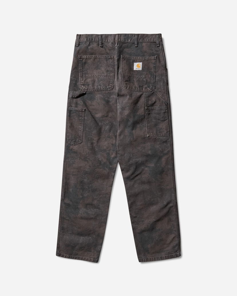 Cargo bukser Carhartt WIP Double Knee Camo Pants Sort | I031501 3G3GD
