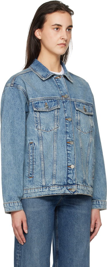 Jakke Anine Bing Rory Denim Jacket Blå | A-01-10539-WHD4, 1