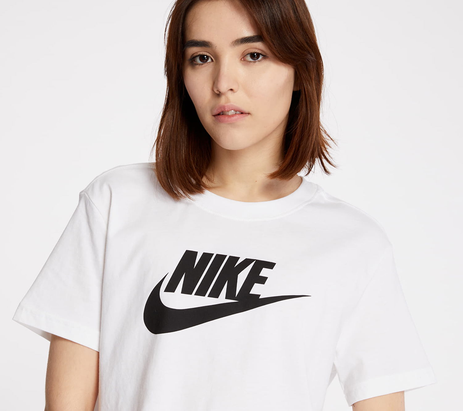 T-shirt Nike Sportswear Essential Cropped Icon Future Hvid | BV6175-100, 1