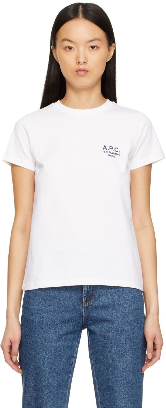 T-shirt A.P.C. Denise T-Shirt Hvid | COEAV-F26842, 0