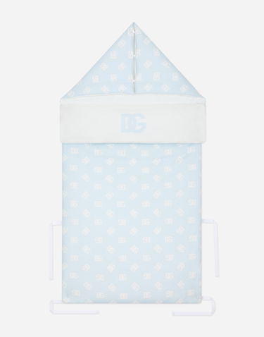 Pyjamas Dolce & Gabbana Dolce & Gabbana DG Logo Print Jersey Sleep Sack Blå | LNJA93G7F0HHCVAA, 0