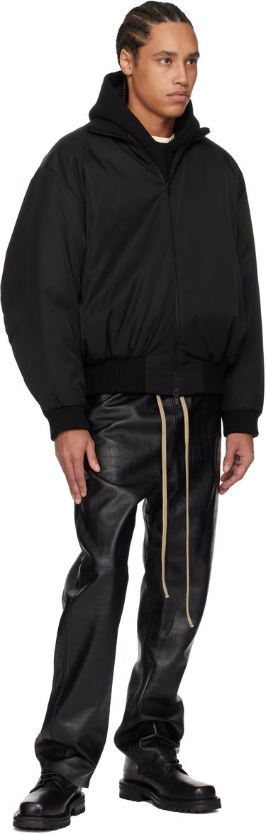 Bomberjakke Fear of God Fear of God Nylon Wool Bomber Jacket Sort | FGE230-326NYW, 3