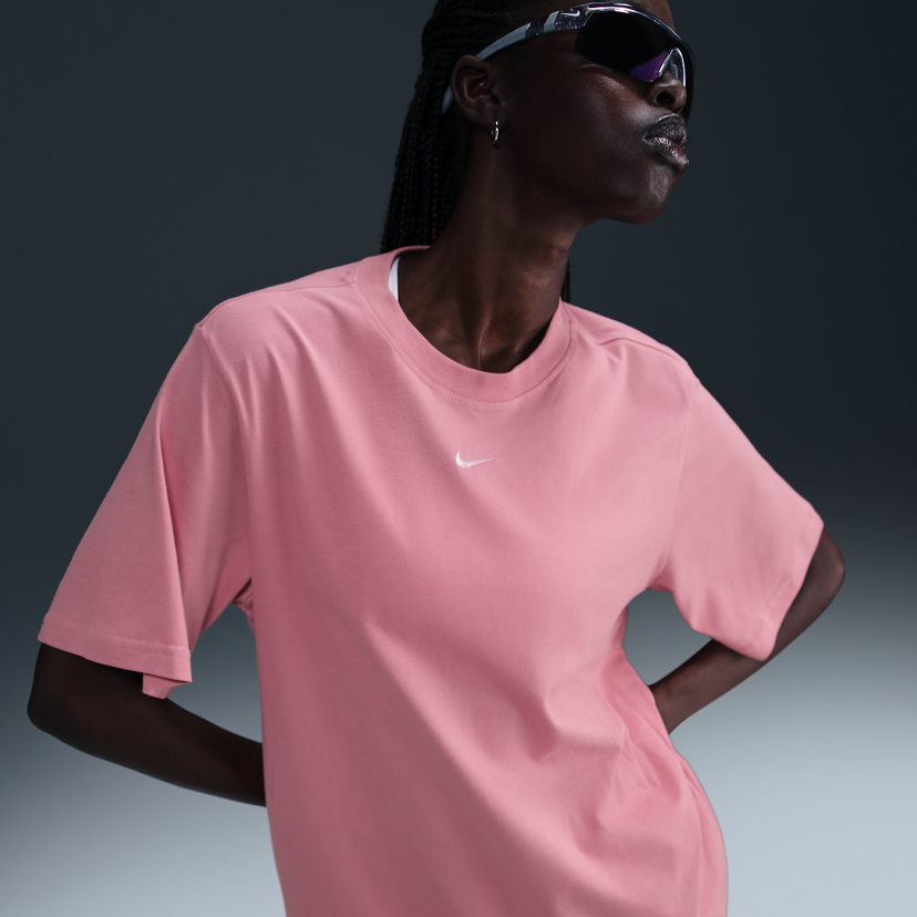 T-shirt Nike Sportswear Essential T-Shirt Lyserød | FD4149-699