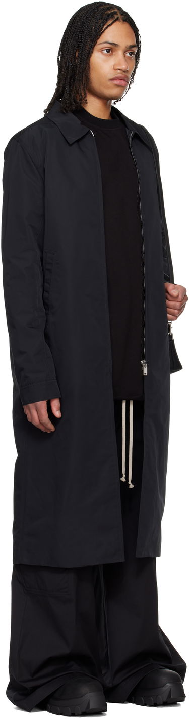 Trenchcoat Rick Owens Rick Owens Hollywood Brad Coat Sort | RU01E5971 FT, 1