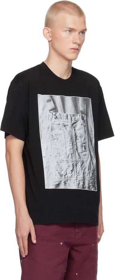 T-shirt Carhartt WIP Black BIB Graphic Print T-Shirt Sort | I033962, 1