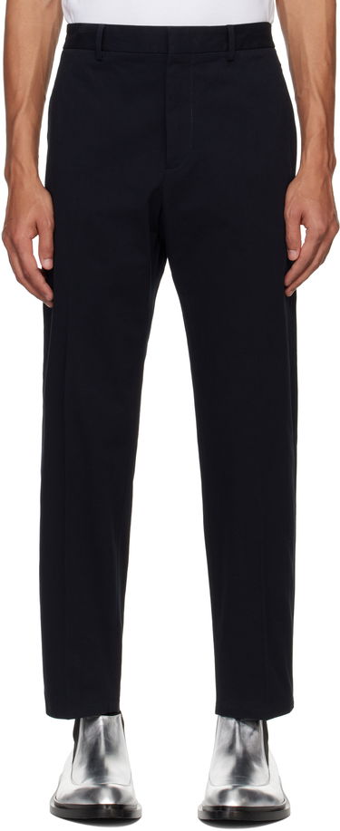Bukser Jil Sander Jil Sander Tapered Trousers Mørkeblå | J21KA0011_J45286, 0
