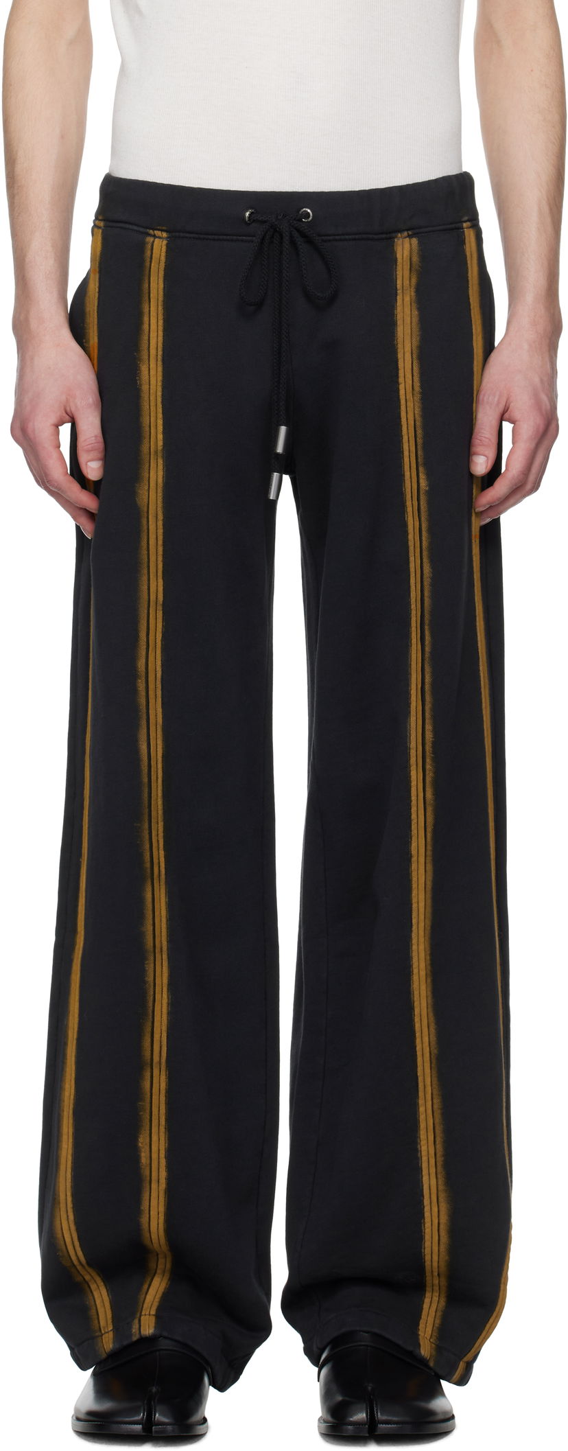 Joggingbukser Eckhaus Latta Eckhaus Latta 'El Sweatpant' Lounge Pants Sort | 1200-EL-PS25-D - DARKROOM