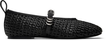 Tøj rag & bone rag & bone Spire Mary Jane Ballerina Flats Sort | WFF24HF1007PU07, 0