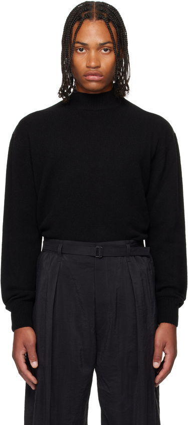 Sweater LEMAIRE Lemaire Mock Neck Sweater Sort | TO1426 LK1029, 0