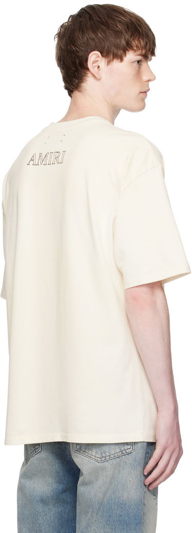 T-shirt AMIRI AMIRI MA Outline Oversized T-Shirt Beige | AMJYTE1205, 2