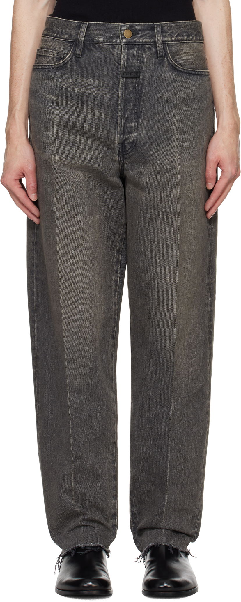 Jeans Fear of God 80's 5 Pocket Jeans Sort | FG24FW40-2009DNM