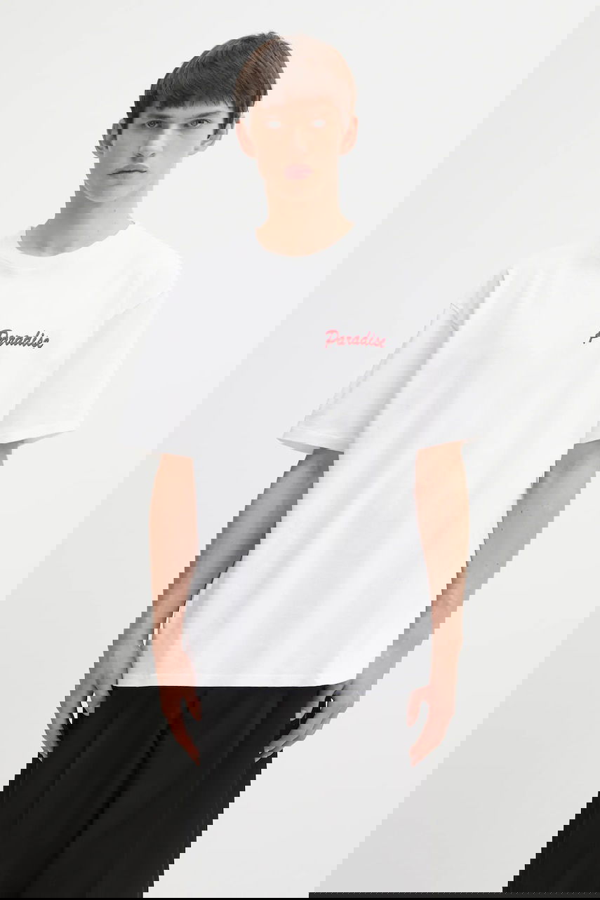 T-shirt WACKO MARIA T-shirt with Paradise Print Hvid | 25FW.WMT.WT10, 0