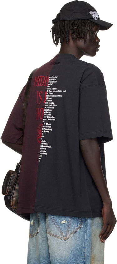 T-shirt VETEMENTS Vetements Cradle of Filth Cut-Up Oversized T-Shirt Sort | UCF76TR900BR, 2