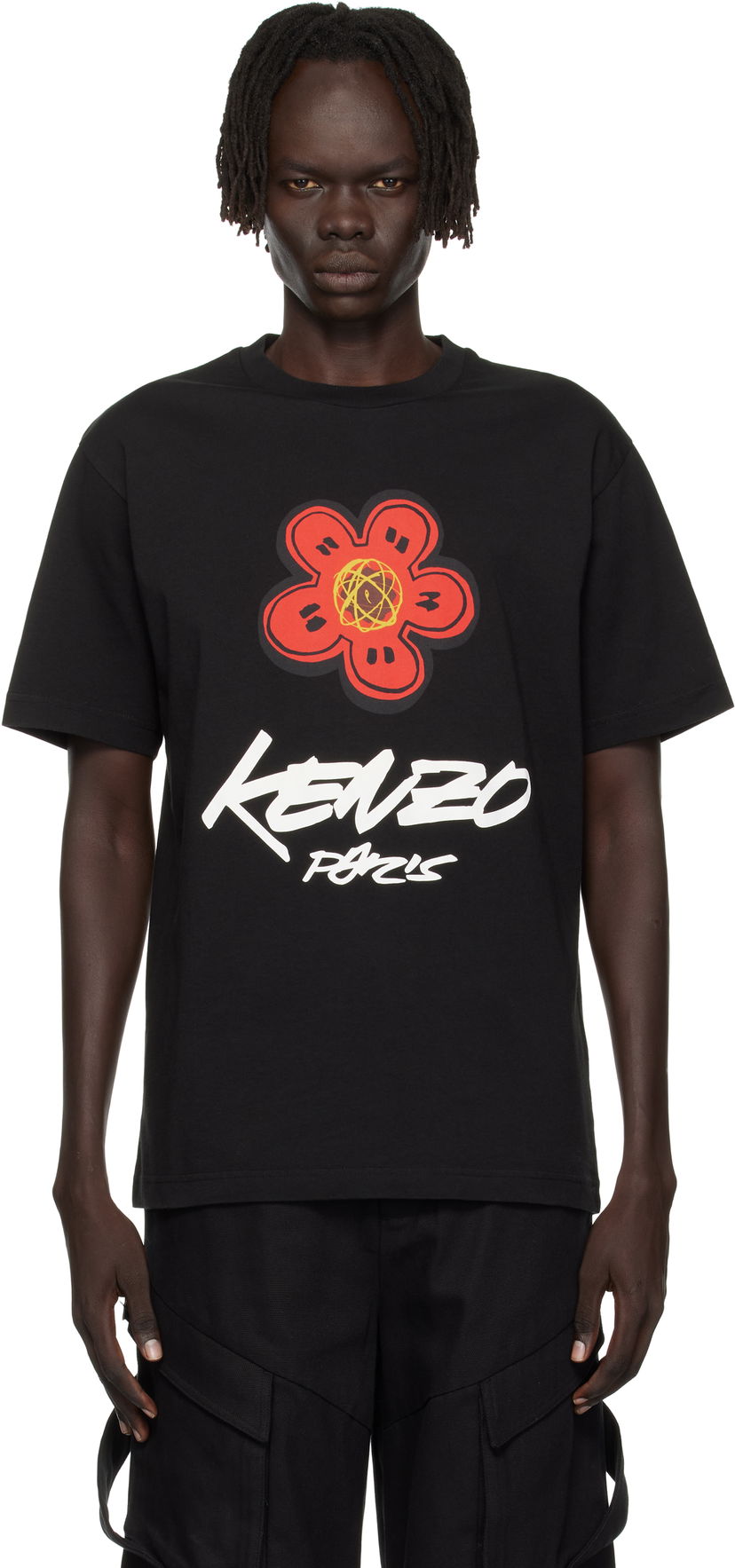 T-shirt KENZO Kenzo Paris Futura 2000 Edition Cotton T-Shirt Sort | FF65TS2654SG