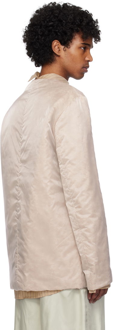 Sweater Dries Van Noten Dries Van Noten Organza Long Sleeve Top Beige | 251-020746-1256, 2
