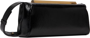 Håndtaske AMIRI Leather 'MA' Gold-Tone Frame Clutch Sort | AWBGCH1005, 2