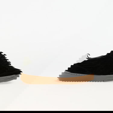 Sneakers og sko Palm Angels Palm Beach University Leather Black White Sort | PBIA015F24LEA0011001, 2