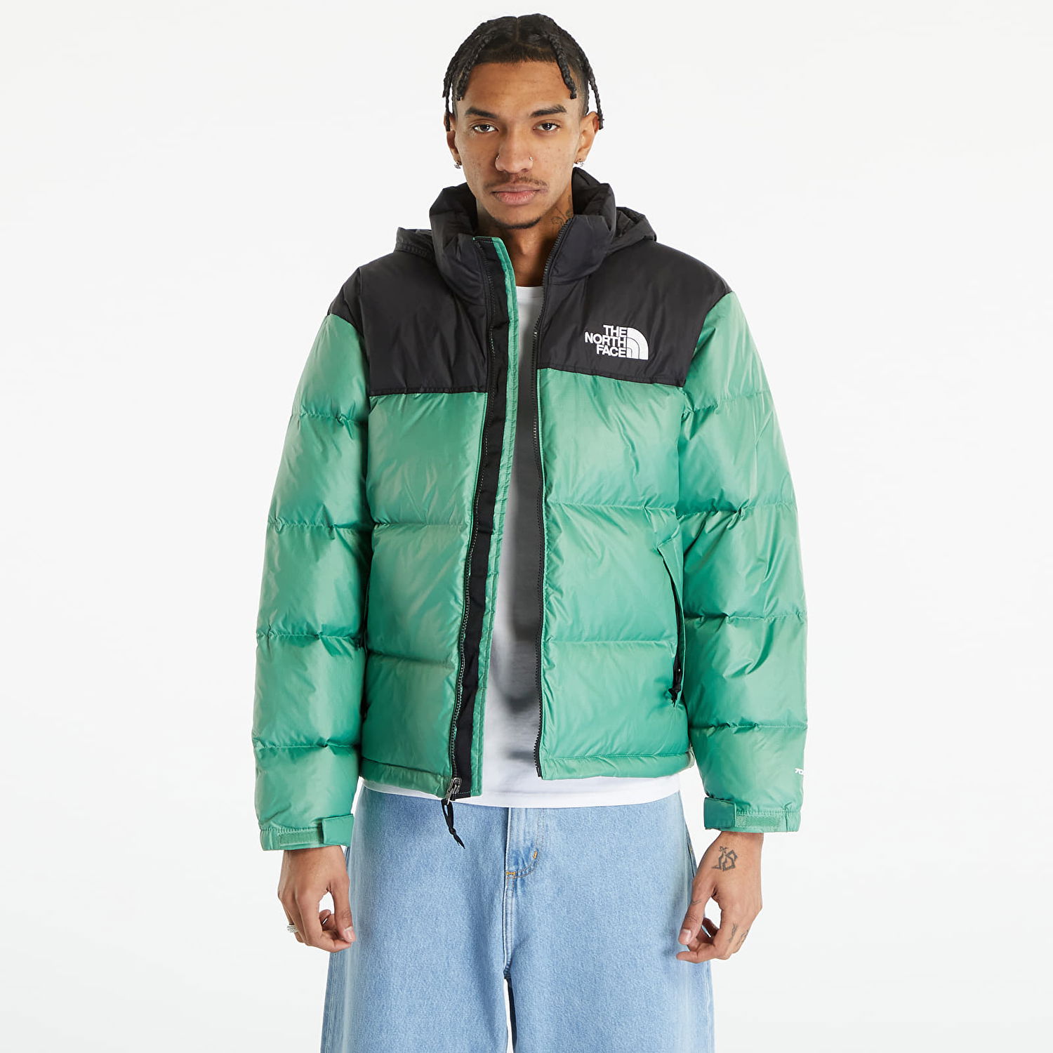 Puffer jakke The North Face 1996 Retro Nuptse Jacket Grøn | NF0A3C8DN111, 0