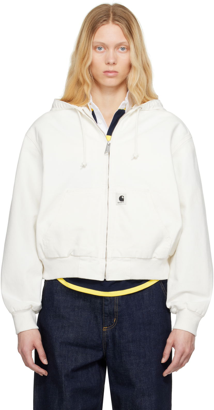Sweatshirt Carhartt WIP Carhartt WIP OG Active Jacket Hvid | I034321 D602