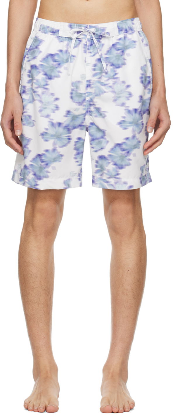 Badetøj ISABEL MARANT Hydra Swim Shorts Blå | 24PMB0009HA-B1P01H, 0