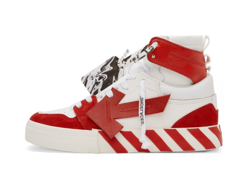 Sneakers og sko Off-White High Top Vulcanized Rød | OMIA225F21LEA0010125