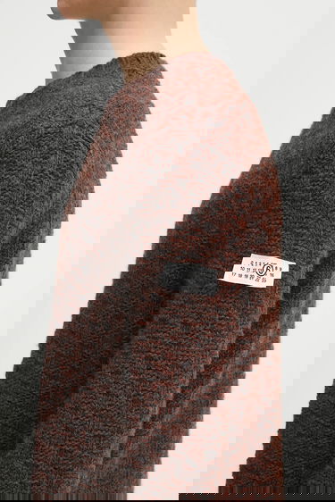 Sweater Maison Margiela Textured Distressed Crewneck Knit Sweater Flerfarvet | SH2HL0034.M13174.961, 3
