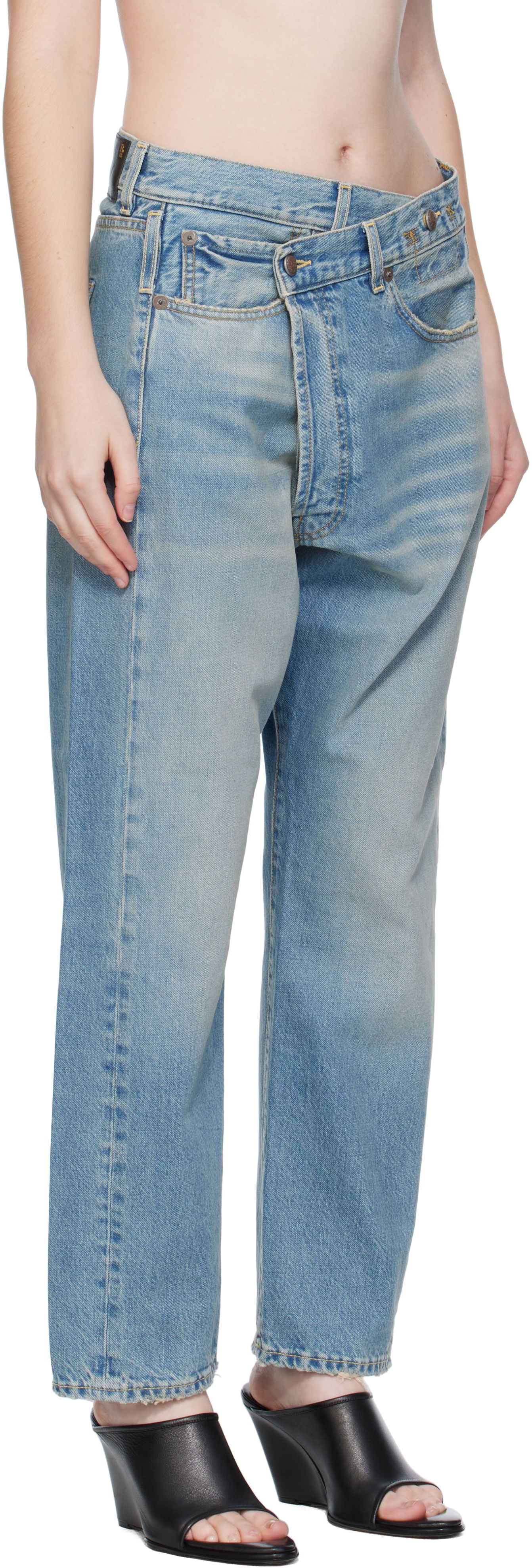 Jeans R13 R13 Crossover Jeans Blå | R13W2048-D343A, 1