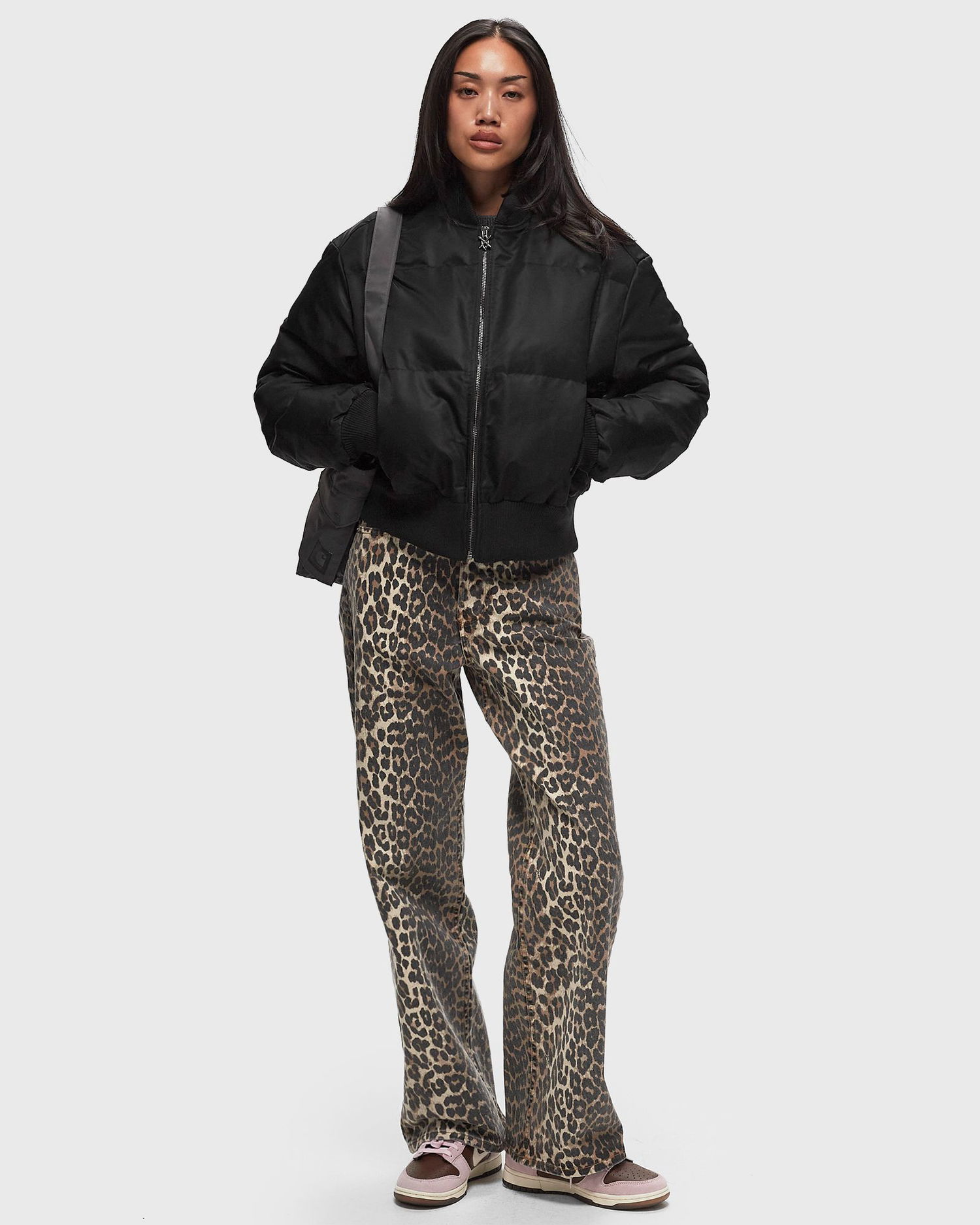 Puffer jakke DAILY PAPER ANAYA PUFFER Sort | 2422091, 1
