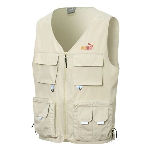 Vest Puma SKB Woven Vest Beige | 537224-64