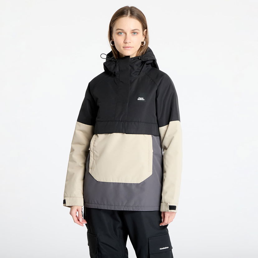 Vindjakke Horsefeathers Mija II Colorblock Anorak Jacket Beige | OW224A