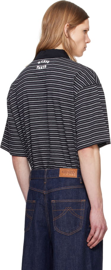 Polo skjorte KENZO Kenzo Paris VERDY Edition Embroidered Polo Sort | FF55PO5414SD, 2