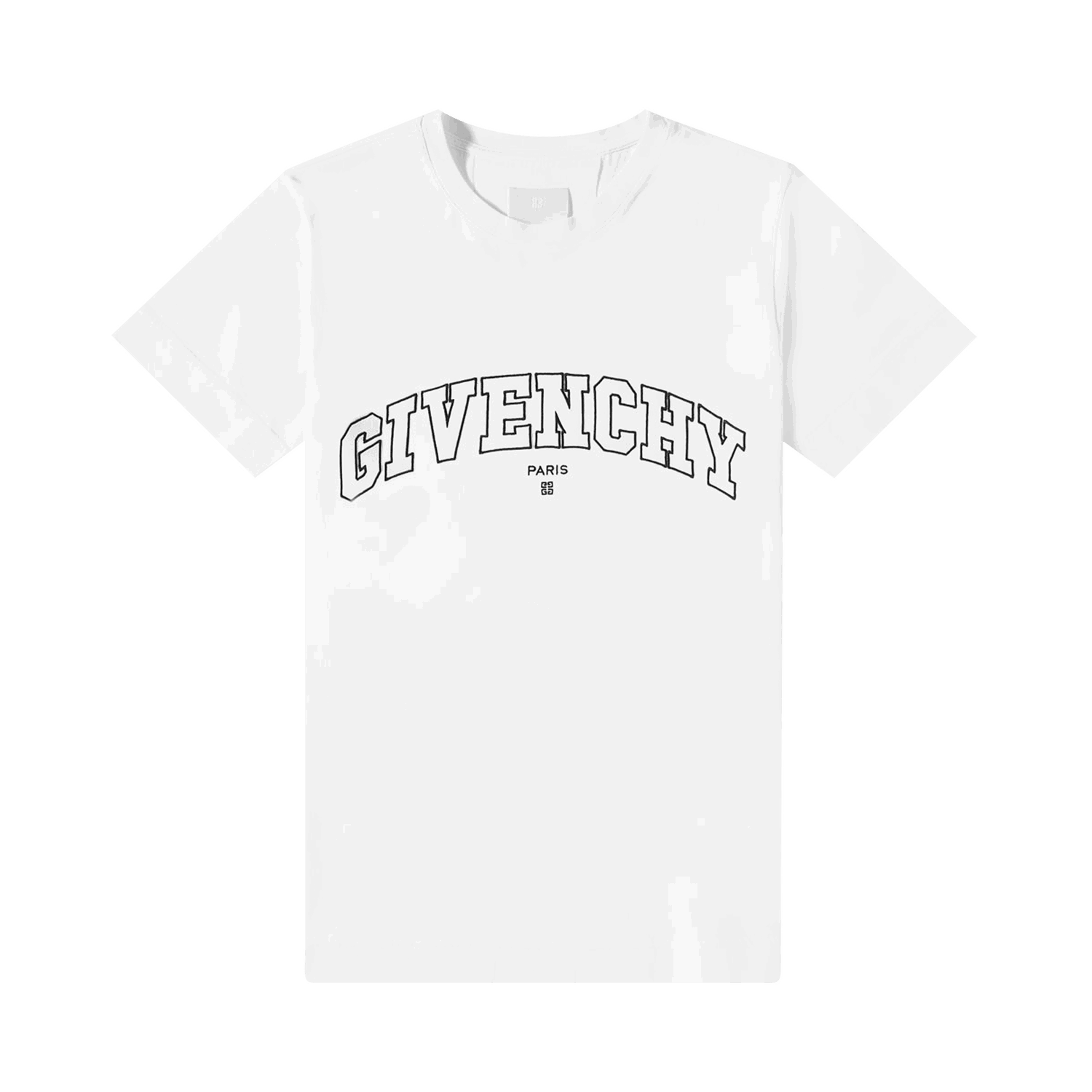 T-shirt Givenchy Classic Fit College Embroidery T-Shirt Hvid | BM71CW3Y6B 116, 0