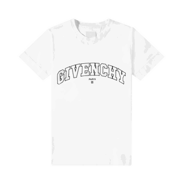 T-shirt Givenchy Classic Fit College Embroidery T-Shirt Hvid | BM71CW3Y6B 116, 0