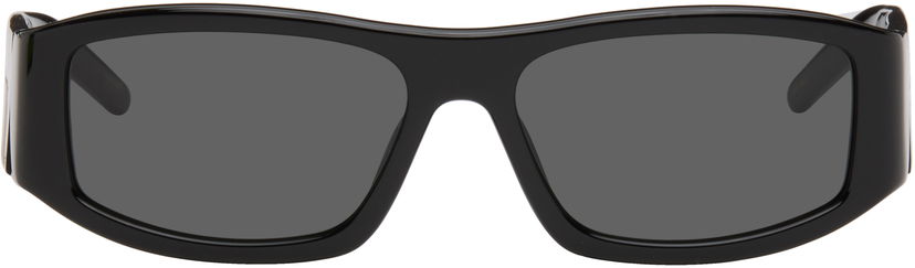 Solbriller Casablanca Bold Rectangular Sunglasses Sort | EW-076-01