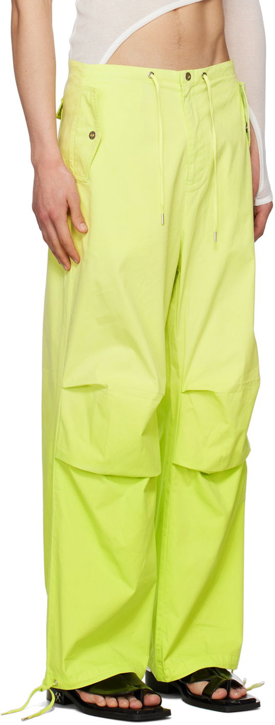 Cargo bukser Dion Lee Sunfade Drawstring Trousers Grøn | C2126S23, 1