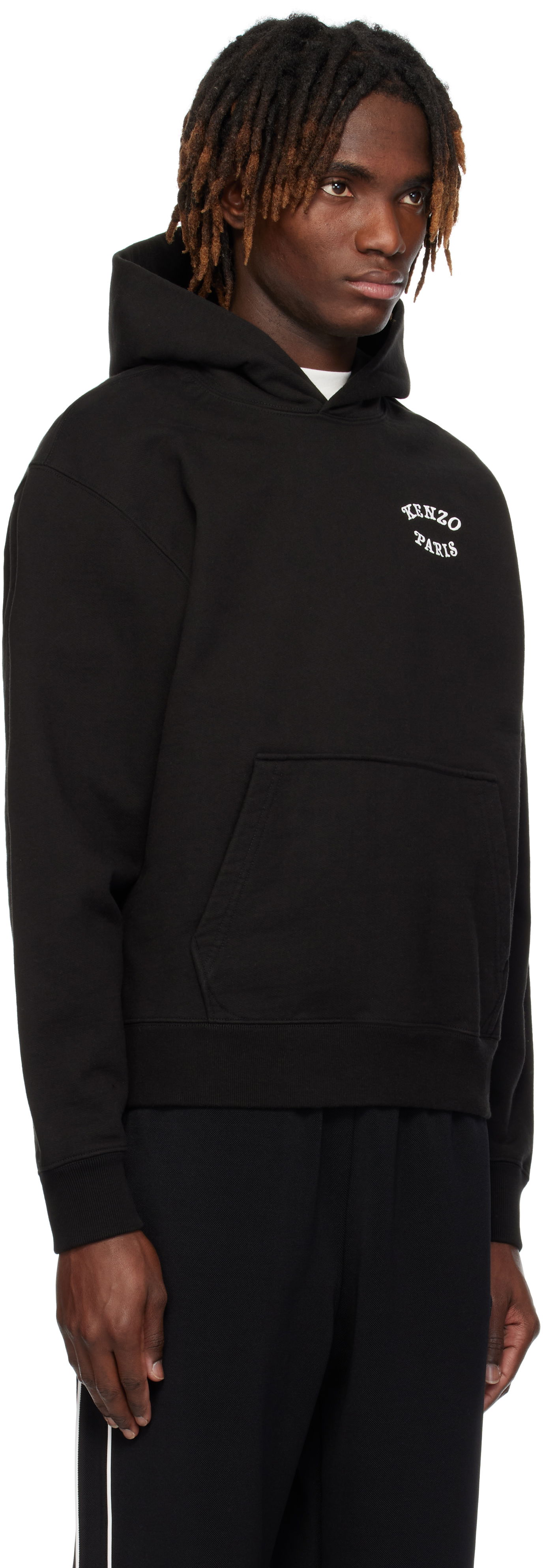 Sweatshirt KENZO Kenzo Paris VERDY Edition Embroidered Hoodie Sort | FF55SW2724MC, 1
