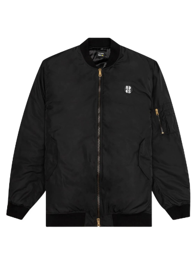 Bomberjakke RAF SIMONS Bomber Jacket With Print And Badge Sort | 224-621-30060-0099