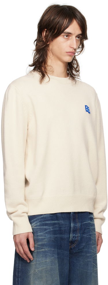 Sweater ADER ERROR Knit Sweater with Logo Patch Hvid | BMSGFYKT0101OT, 1