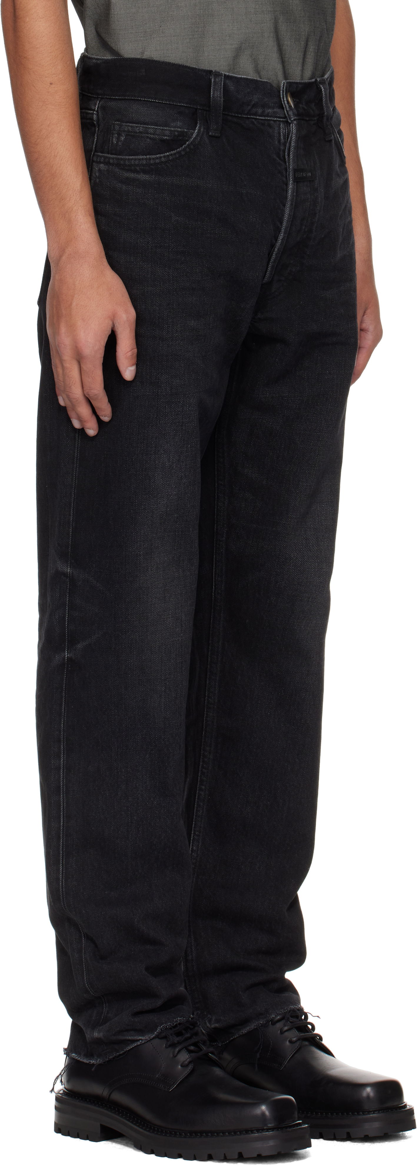 Jeans Fear of God Fear of God Classic 5 Pocket Jeans Sort | FGE240-408DNM, 1