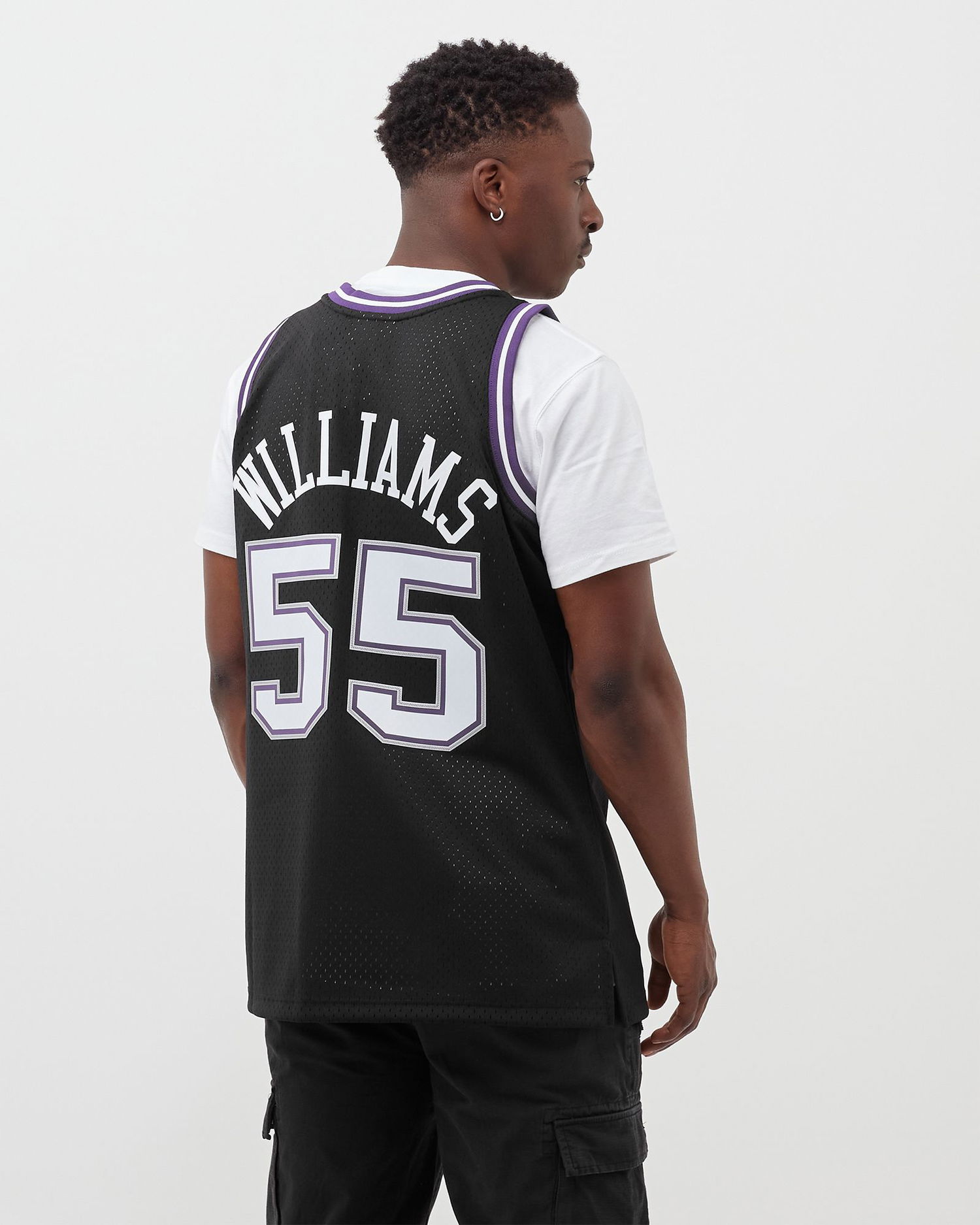 Jersey Mitchell & Ness NBA Swingman Jersey Sacramento Kings Road 2000-01 Jason Williams #55 Sort | SMJYGS18206-SKIBLCK00JWI, 1