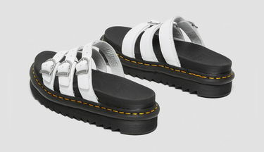 Sneakers og sko Dr. Martens Blaire Slide Leather Sandals Hvid | DM25456100, 3