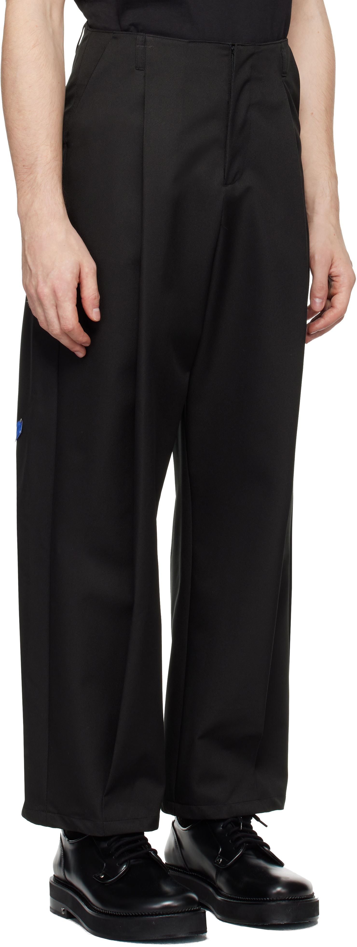 Bukser ADER ERROR Black Wide Leg Trousers Sort | BN01FWSA0212BK, 1