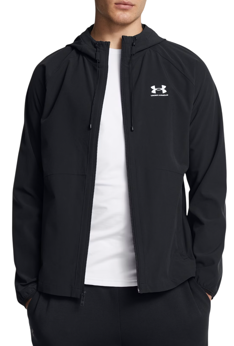 Sweatshirt Under Armour Under Armour UA Stretch Woven Windbreaker Jacket Sort | 6003001-001
