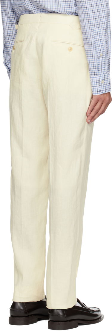 Bukser Polo by Ralph Lauren Polo Ralph Lauren Linen Suit Trousers Beige | 715793698003, 2