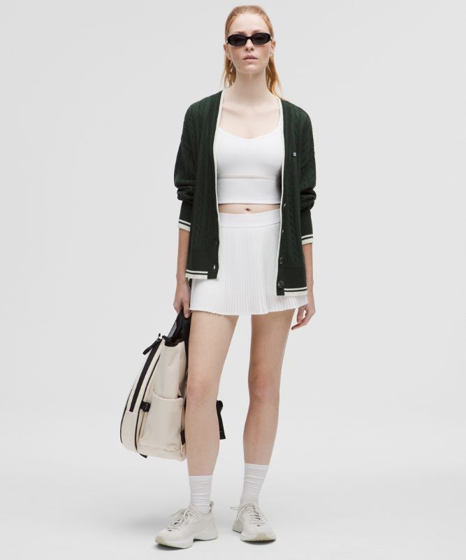 Sweater lululemon Cable-Knit Tennis Cardigan Grøn | prod20001107, 1