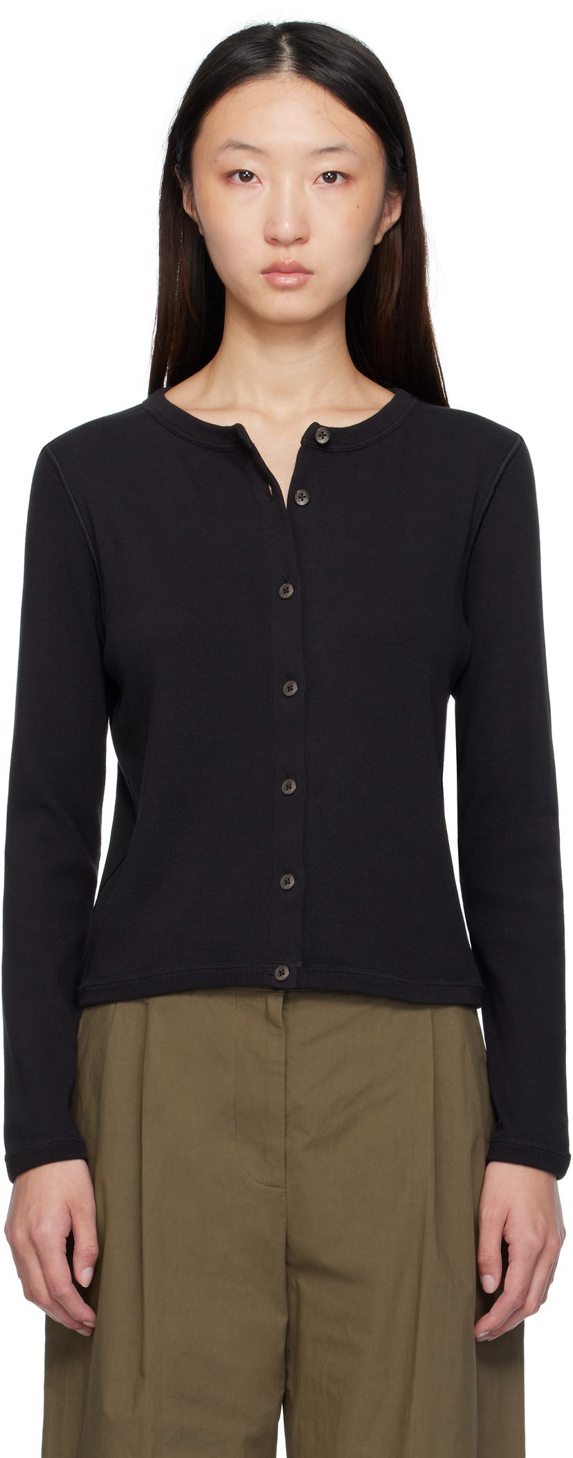 Sweater The Row The Row Gretas Cardigan Sort | 8928-K660