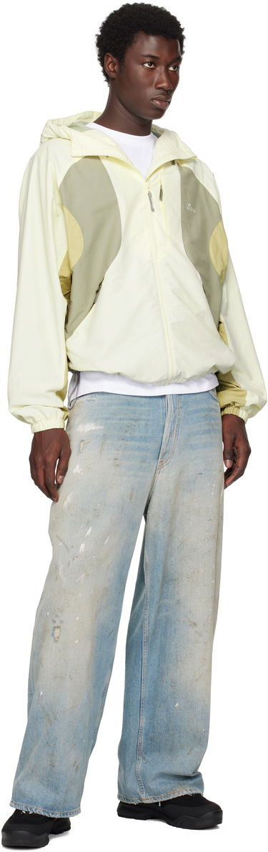 Vindjakke Dime Dime Tech Windbreaker Jacket Gul | DIMESU253WHT, 3